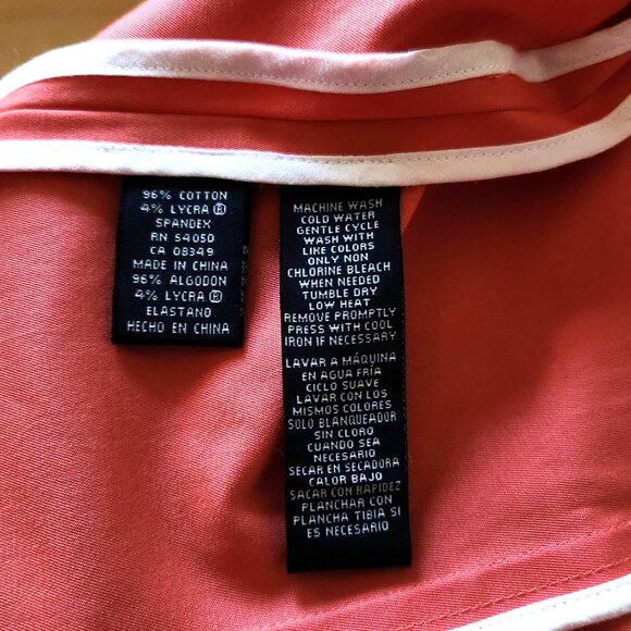 ♦️ Jones New York Signature Petite Sz PM Jacket Coral Pink Color Stretch Like - Picture 11 of 15